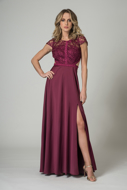 Aluguel Vestido Longo Marsala sp Tatuapé