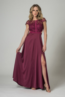 Aluguel Vestido Longo Marsala sp Tatuapé