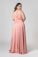 locação vestido longo plus size rose madrinha zona leste