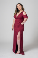 Alugue Vestido Longo liso sereia plus size Sp Tatuapé