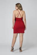 Alugue Vestido curto Vermelho Sp Tatuapé