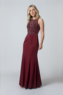 Alugue Vestido Longo Marsala Pedrarias Sp Tatuapé