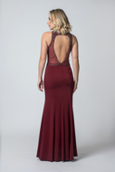 Alugue Vestido Longo Marsala Pedrarias Sp Tatuapé