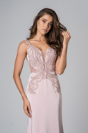 vestido longo rose preço tatuapé locação aluguel barato