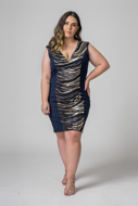 Aluguel Vestido Curto paetê  brilho Plus Size Sp