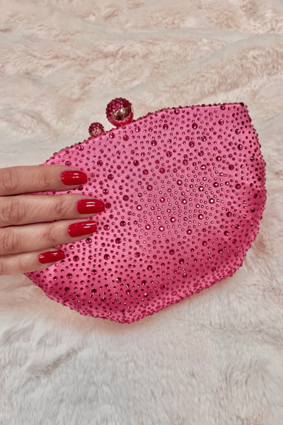 Imagem de Clutch Cristais Rosa