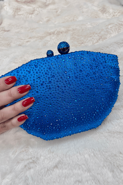 Imagem de Clutch Cristais Azul